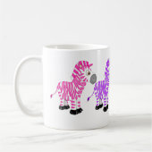 Zebra Lovert de leuke cartoon koffie mok (Links)