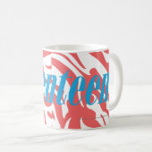 Zebra LtRoze Koffiemok (Voorkant rechts)