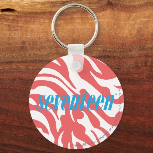 Zebra LtRoze Sleutelhanger (Voorkant)