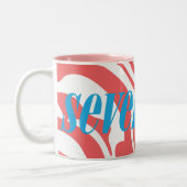 Zebra LtRoze Tweekleurige Koffiemok (Links)