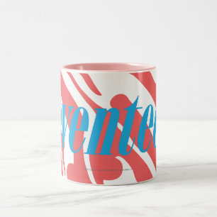 Zebra LtRoze Tweekleurige Koffiemok