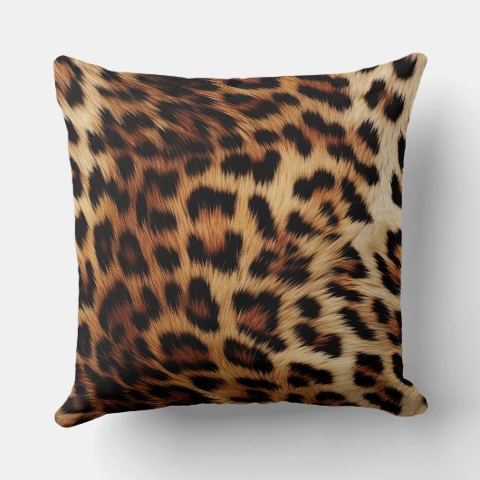 Zebra & Luipaard Kussen (Achterkant)