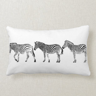 Zebra-lumberkussen. Kussen