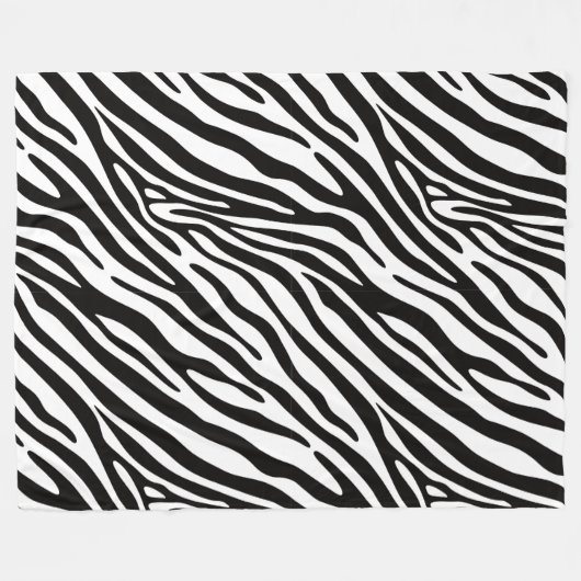 Zebra Luv 60x80 fleecedeken Fleece Deken (Voorkant (Horizontaal))