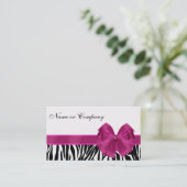 ZEBRA LUXO VISITEKAARTJE (Staand voorkant)