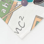 Zebra Mad Scientist Print Fleece Deken (Hoek)