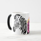 Zebra Mag Magische Mok (Voorkant links)