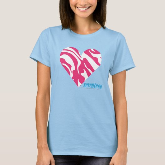 Zebra Magenta 2 T-shirt (Voorkant)