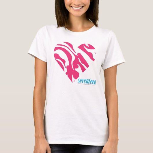 Zebra Magenta 2 T-shirt (Voorkant)