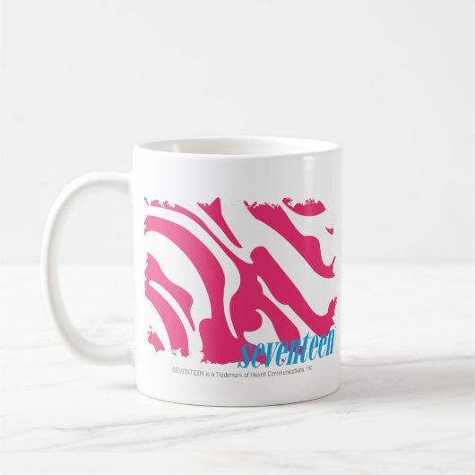Zebra Magenta 3 Koffiemok (Links)