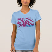 Zebra Magenta 3 T-shirt (Voorkant)