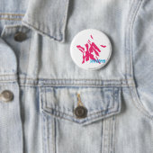 Zebra Magenta 4 Ronde Button 5,7 Cm (In situ)