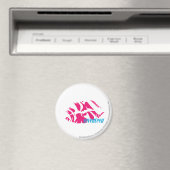 Zebra Magenta Magneet (Insitu (Vaatwasser))