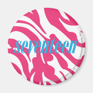 Zebra Magenta Magneet
