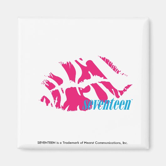 Zebra Magenta Magneet (Voorkant)