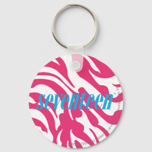 Zebra Magenta Sleutelhanger
