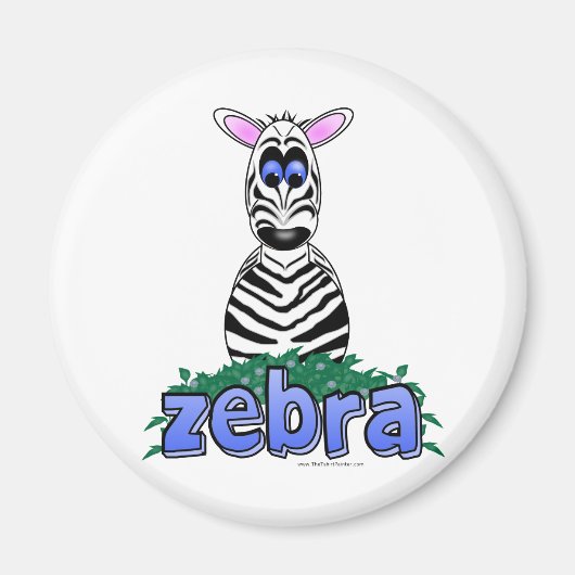 ZEBRA MAGNEET (Voorkant)