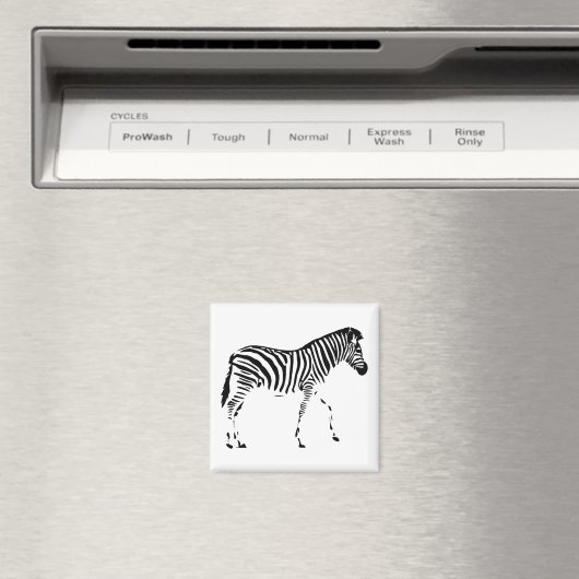 Zebra Magneet (Insitu (Vaatwasser))