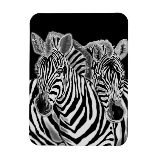 Zebra magneet (Verticaal)