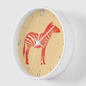 Zebra - Mandarijn en licht sinaasappel (Hoek)