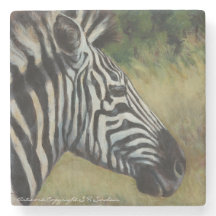 Zebra marmer Onderzetter