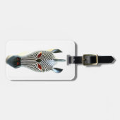 zebra maskerlabel bagagelabel (Voorkant horizontaal)