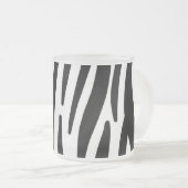 Zebra Matglas Koffiemok (Voorkant rechts)