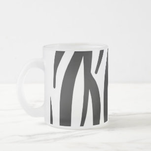Zebra Matglas Koffiemok