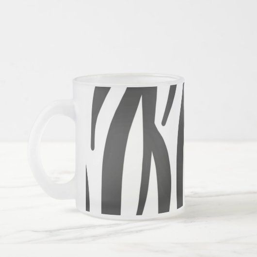 Zebra Matglas Koffiemok (Links)
