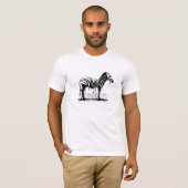 Zebra meltdown t-shirt (Voorkant volledig)