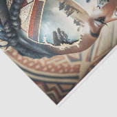 Zebra Memory African Journey Rustige Decoupage Tissuepapier (Detail)