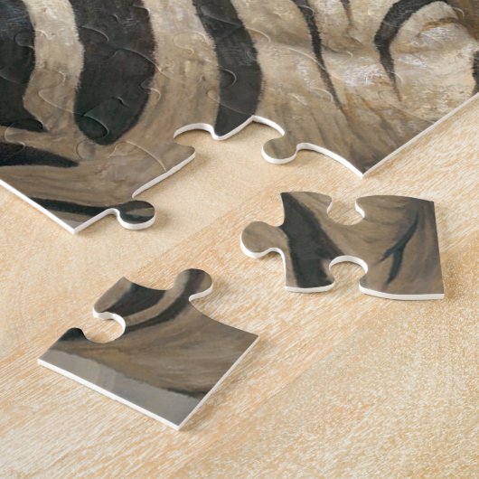 Zebra met Colt Legpuzzel (Zijkant)