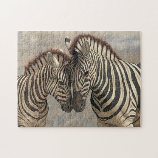 Zebra met Colt Legpuzzel (Horizontaal)