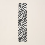 Zebra met DIY-achtergrondkleur Sjaal<br><div class="desc">Scarf. Zebra met DIY achtergrondkleur. Een geweldige accessoire om uw stijlvolle mode toe te voegen. ⭐ 99% van mijn design in mijn winkel wordt in lagen gedaan. Dit maakt het voor u gemakkelijk resize en beweegt de grafiek en de tekst rond zodat het elk product perfect zal passen. 📌 (Zorg...</div>