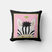 Zebra met hart kussen (Voorkant)