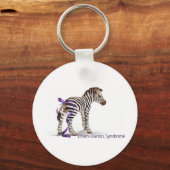 zebra met lint groot.png sleutelhanger (Voorkant)