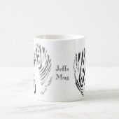 Zebra met naam koffiemok (Center)