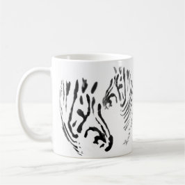 Zebra met naam koffiemok