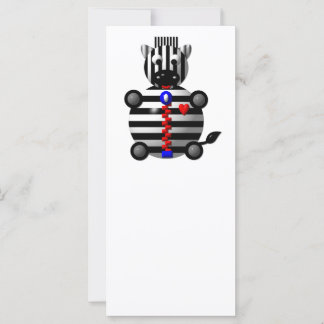 Zebra met ritssluiting