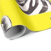 Zebra met roze bril cadeaupapier (Rol Hoek)