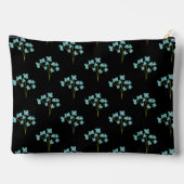 Zebra met roze bril grote accessoire zakje etui (Achterkant)