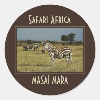 Zebra Migratie Wildlife Safari stickers