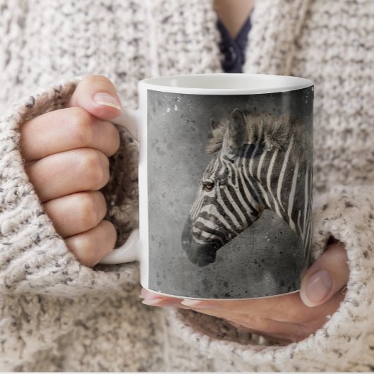 Zebra Moderne Waterverf Fine Art Wildlife Koffiemok