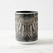 Zebra Moderne Waterverf Wildlife Fotografie* Mok (Midden)