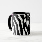 zebra. mok (Voorkant links)