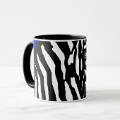 zebra. mok (Voorkant links)