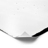 Zebra Monochroom Minimalisme Foto Afdruk (Hoek)