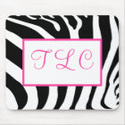 Zebra Monogram Mousepad