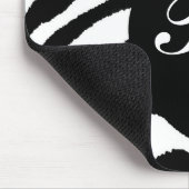 zebra-monogram, muismat (Hoek)