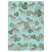 Zebra Monstera Klembord (Achterkant)